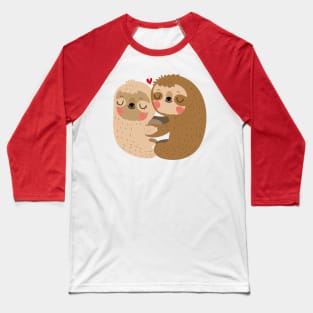 Sloth love Baseball T-Shirt